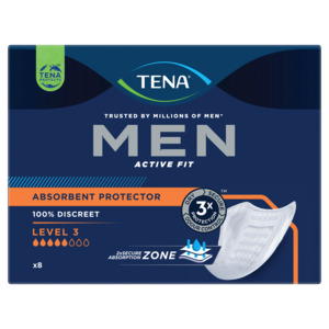 Best Sellers All: TENA Men Absorbent Protector Level 3 Sample