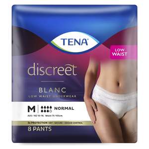 Best Sellers All: TENA Discreet Low Waist Incontinence Underwear - White Sample