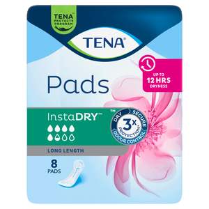 Best Sellers All: TENA InstaDRY™ Long Length Pads Sample