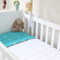 Waterproof Fitted Cot Mattress Protector - Brolly Sheets