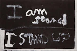 Art: Colin McCahon, 'Scared', 1976 - Print