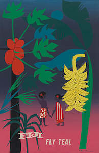 Wholesale: Fiji Fly Teal'; 1950s - Card
