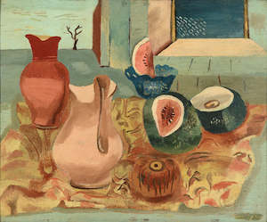 Te Papa Fine Art Prints Nga Tanga Rauangi A Te Papa: Frances Hodgkins, 'Cut melons', - Print