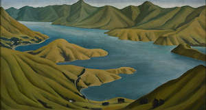 Te Papa Fine Art Prints Nga Tanga Rauangi A Te Papa: Doris Lusk, 'Akaroa Harbour, Banks Peninsula' - Print
