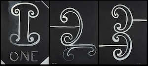 Wholesale Fine Art Prints: Colin McCahon, 'Koru, 1, 2, 3', 1965 - Print - wholesale