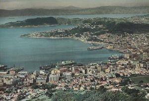 Whites Aviation: Whites Aviation, 'Wellington City', 1940s - Print