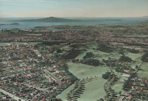 Whites Aviation: Whites Aviation, 'One Tree Hill, Auckland', 1940s - Print