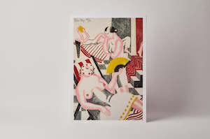 Nz Art Pieces: Turkish Bath by Eileen Mayo A3 Print