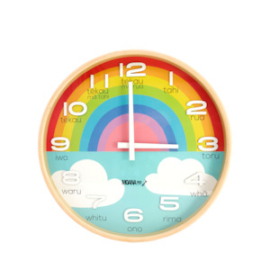 Te Reo Rainbow Clock