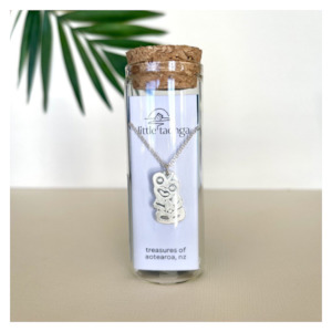 Jewellery: Tiki Necklace Silver