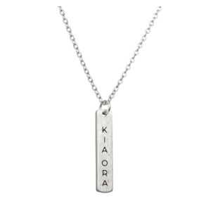 Kia Ora Necklace Silver