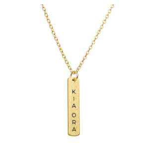 Kia Ora Necklace Gold