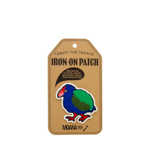 Takahe Iron on Patch