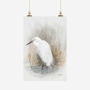 Kitchen 1: George Lodge Tea Towel Kōtuku