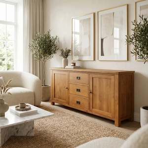 Coffee Table: Richmond Oak 1.8m Large Buffet Table