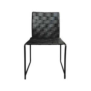 Couch: Calibri Dining Chair -Black Firm PU