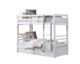 Wooden Bunk (S+S) White with 2 Bottom Drws