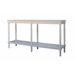 Hall Table: Cyrus Console- Pearl White