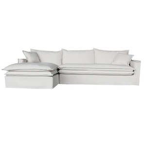 Sofa: Orlando Chaise Sofa Left - Natural