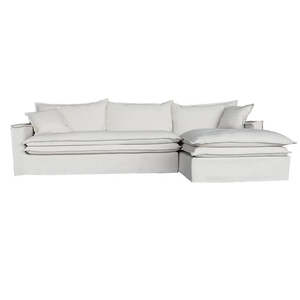 Sofa: Orlando Chaise Sofa Right -Natural