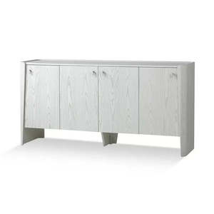 Buffet Table: Elegant Sideboard- Grey/White
