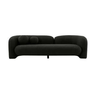 Sofa: Seattle 3 Seat Sofa - Dark Boucle