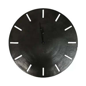 Clocks: Songo Clock 58cm Black