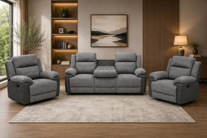 Couch: McKenzie Electric Recliner Lounge Suite