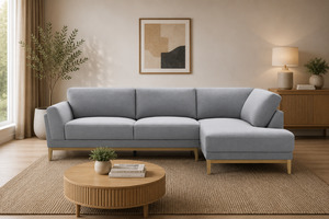 Couch: Troy 3 Seater with Right-Hand-Facing Chaise