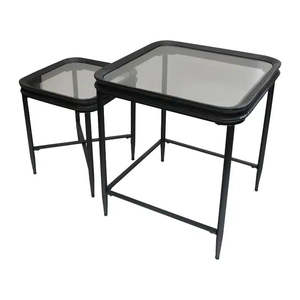 Lamp Table: Murcia Side Table set/2 Black