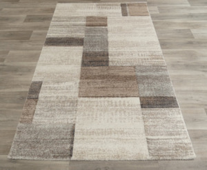 Geometric Design Neutral Colour Rug
