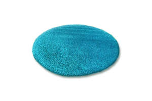 Dream Shaggy Turquoise Colour Turkish Round Rug