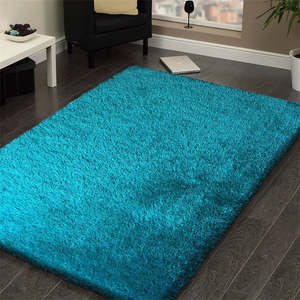 Dream Shaggy Turquoise Colour Turkish Rug Size: 120 x 170cm