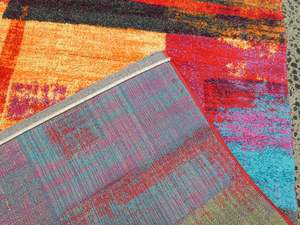 Accessories: Multi Colour Abstract Modern Design Turkish Aroha Rug