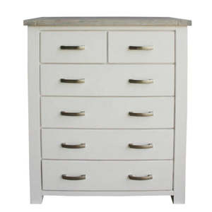 Acacia 6 Drawer Tallboy