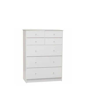 Tallboys: Kingston 7 Drawer White Tallboy
