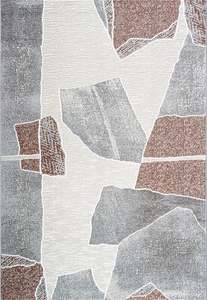 Organic Shapes Abstract Design Valentino Rug