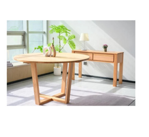 Dining Set: Della 1.3m Round Dining Table