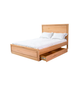 Bedframes: Della Queen Bedframe with Drawers