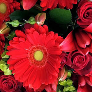 Hand Tied Bouquet: Racey Red