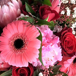 Hand Tied Bouquet: Pretty in Pink