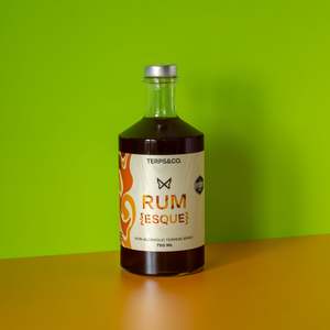 Products: Rum-Essque Non-Alcoholic Spirit 750ml Spiced Rum Alternative NZ