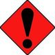 Terrain Industries TW Caution Teardrop Sign