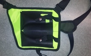 Products: Terrain Industries HI VIS Chest Radio Holder - Double