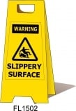 Products: Terrain Industries PVC Floor Sign 'Slippery Surface