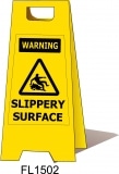 Products: Terrain Industries PVC Floor Sign 'Slippery Surface