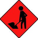 Products: Terrain Industries TW Roadworks Sign