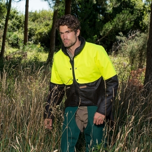 Products: Terrain Industries Styx Mill Oilskin 23LS Hivis jacket