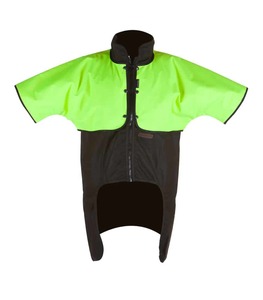 Terrain Industries Styx Mill Oilskin S/S Hivis Zipped Cape