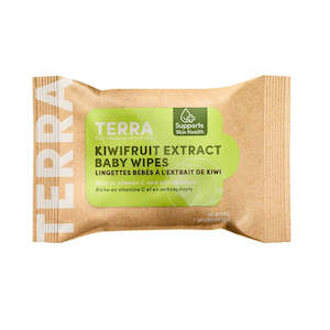 Products: TERRA Kiwifruit Extract Baby Wipes Mini Pack 10s